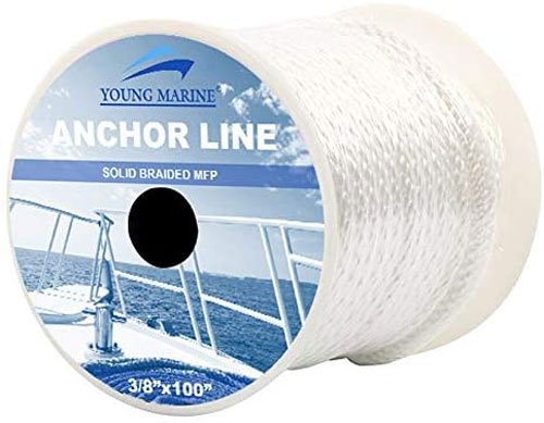 Young Marine Premium Solid Braid MFP Anchor Line/Boat rope- Best Boat Rope