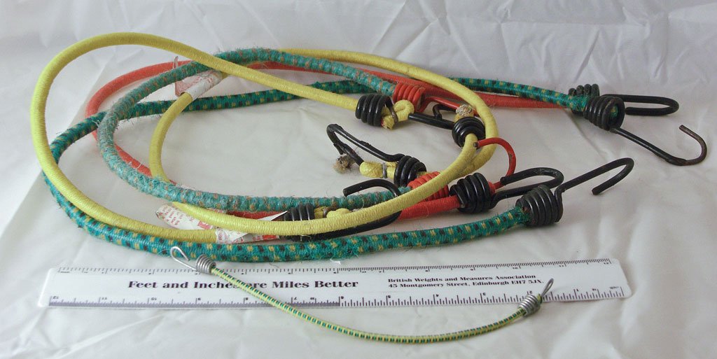 Safely using bungee cords for garage storage